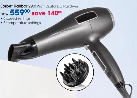 DC - 2200 Watt Digital Hairdryer