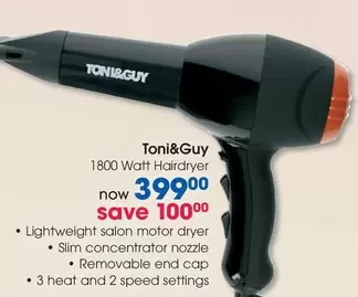 1800 Watt Hairdryer