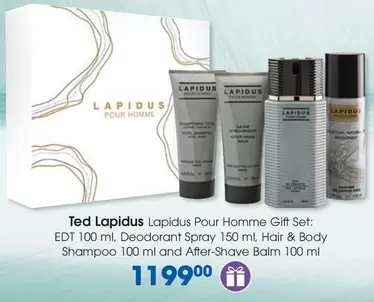Lapidus Pour Homme Gift Set
