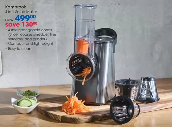 Kambrook - 4-in-1 Salad Maker