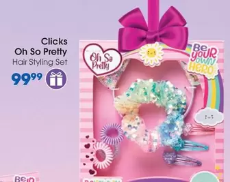 clicks - Oh So Pretty Hair Styling Set