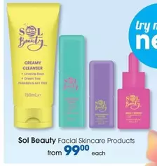 Sol - Facial Skincare Products