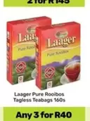 Laager - Pure Rooibos Tagless Teabags 160s