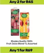 Rhodes - Fruit Juice Blend 1 L Assorted