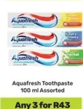 Aquafresh - Toothpaste