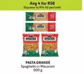 Pasta Grande - Spaghetti or Macaroni