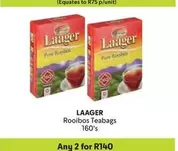 Laager - Rooibos Teabags