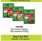 Knorr - Dry Cook-in-Sauce