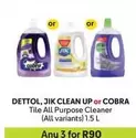 Jik - JIK CLEAN UP or COBRA Tile All Purpose Cleaner
