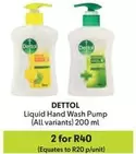 Dettol - Liquid Hand Wash Pump