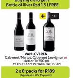 Van Loveren - Cabernet/Merlot, Cabernet Sauvignon or Merlot 1 x 750 ml