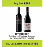 Beyerskloof - Traildust or Pinotage Reserve