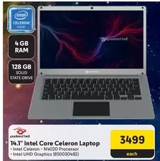 Packard Bell - 14.1" Intel Core Celeron Laptop