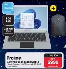 Proline - Celeron Backpack Bundle