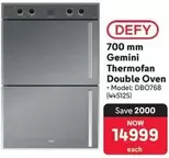 Defy - Gemini Thermofan Double Oven