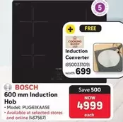 Bosch - 600 mm Induction Hob
