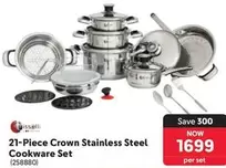 Crown - Stainless Steel Cookware Set