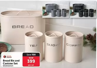 Royal - Bread Bin and Canister Set