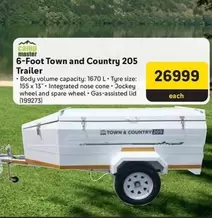 Camp Master - 6-Foot Town and Country 205 Trailer