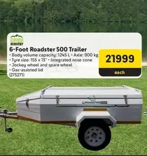 Camp Master - 6-Foot Roadster 500 Trailer