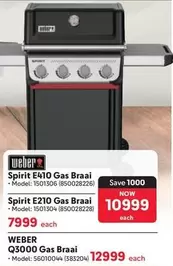 weber - Spirit E410 Gas Braai