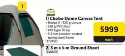 Camp Master - Chobe Dome Canvas Tent