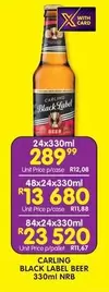 Carling - BLACK LABEL BEER
