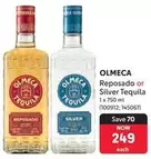 Olmeca - Reposado or Silver Tequila