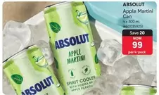 Absolut - Apple Martini Can