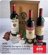 Alto - Cabernet Sauvignon 3-Bottle Vintage Collection in Gift Box