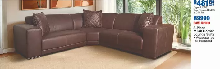 Total - Milan Corner Lounge Suite