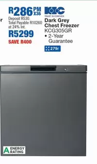 KIC - Chest Freezer KCG305GR