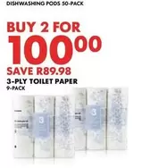 3-PLY TOILET PAPER