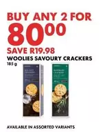 SAVOURY CRACKERS