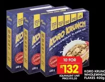 KORO KRUNCH WHOLEWHEAT FLAKES