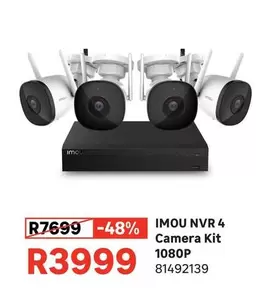 Imou - NVR 4 Camera Kit 1080P
