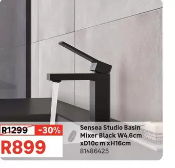 Sensea - Studio Basin Mixer Black