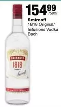 Smirnoff - 1818 Original/ Infusions Vodka