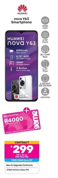 Huawei - nova Y63 Smartphone
