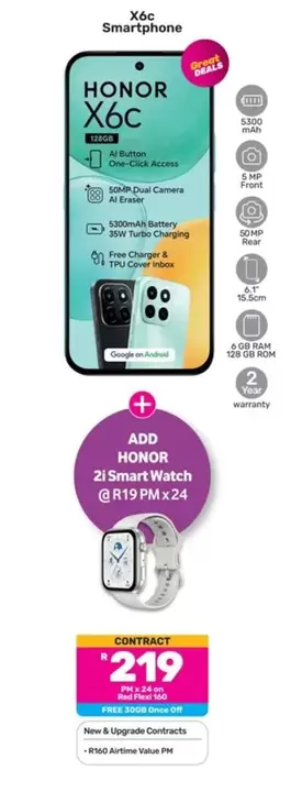 Honor - X6c Smartphone