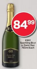 KWV - Sparkling Brut or Demi-Sec