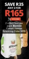Bernini -  Classic/Amber Sparkling Cider NRB