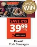 Eskort - Pork Sausages