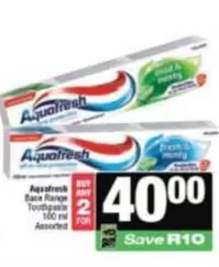 Aquafresh - Bace Range Toothpaste