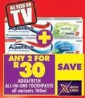 Aquafresh - ALL-IN-ONE TOOTHPASTE
