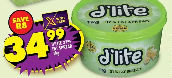 D'lite - 37% FAT SPREAD