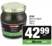 Spar - Mint or Apple Sauce
