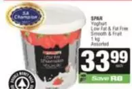 Spar - Yoghurt
