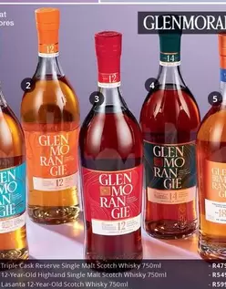 Glen - Triple Cask Reserve Single Malt Scotch Whisky 750ml, 12-Year-Old Highland Single Malt Scotch Whisky 750ml, Lasanta 12-Year-Old Scotch Whisky 750ml