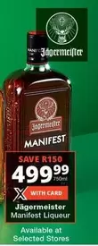 Jagermeister - Manifest Liqueur